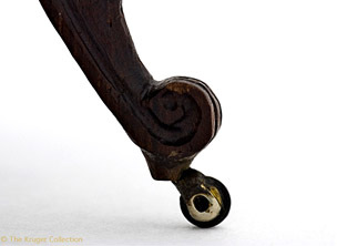 Table Leg and Castor Detail