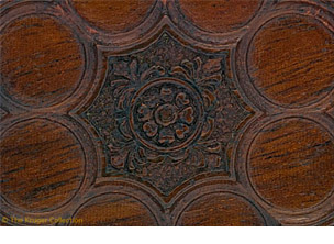 Carved Plate Holder Detail