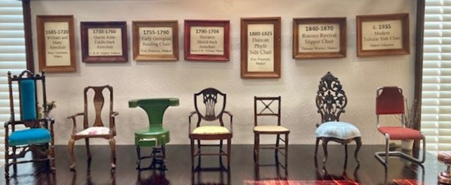 Chair designs through time