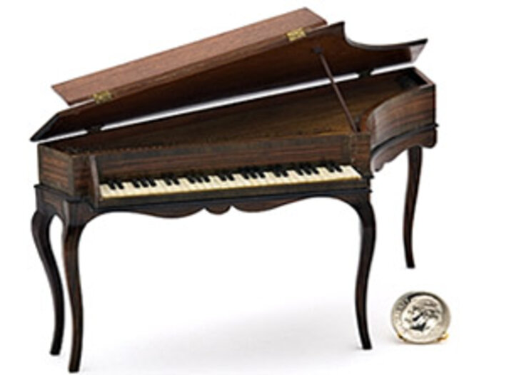 Rosewood and Mahogany Spinet